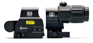 Eotech HHSGRN HHS Green EXPS & G33 Magnifier Matte Black 1x/3x 1.20" x 0.85" 1 MOA Green Dot/68 MOA Ring