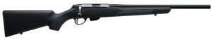 Tikka JRT1X309 T1X MTR Full Size 17 HMR 10+1 20" Black Threaded Barrel, Black Drilled & Tapped Stainless Steel Receiver, Black Fixed Synthetic Stock, Right Hand