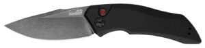 Kershaw 7500BLK Launch 4 1.90" Folding Spear Point Plain Black DLC CPM 154 SS Blade Black Aluminum Handle Includes Pocket Clip