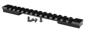 Warne 76T3M Mountain Tech Tactical Rail Black Anodized Aluminum Tikka  T3/T3X Rifle Short Action, 0 MOA
