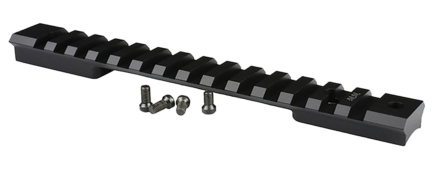 Warne 765620MOA Mountain Tech Tactical Rail Black Anodized Aluminum Howa Mini Action Short Action, 20 MOA