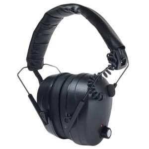 Radians CSE20BX Tactical 432EHP Electronic Muff Polymer 26 dB Over the Head Black Adult 1 Pair