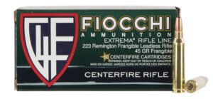 Fiocchi 223FRANG Extrema  223Rem 45gr Lead Free Frangible 50 Per Box/20 Case