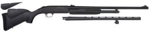 Mossberg 54330 500 Bantam Combo Youth Combo 20 Gauge 5+1 22" Blued 22" Vent Rib/24" Fully-Rifled Barrels, Blued Steel Receiver, Fixed Wood Stock, Right Hand, Accu-Set Full Rifled Bore Choke