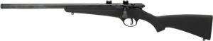 Savage Arms 13841 Rascal FLV-SR Youth 22 LR 1rd 16.12" Matte Blued Heavy Barrel, Matte Blued Carbon Steel Receiver, Black Synthetic Stock, Left Hand
