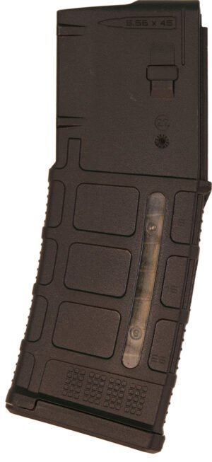 Magpul MAG556BLK PMAG GEN M3 30rd Detachable w/Capacity Window 223 Rem/5.56x45mm NATO Fits AR-15/M16/M4 Black Polymer