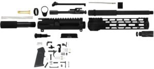 TacFire SSPK300LPK10 AR Build Kit Pistol Sports South Exclusive 300 Blackout AR Pistol Platform Black Parkerized Steel 5/8"x24