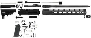TacFire SSRK300LPK AR Build Kit  Sports South Exclusive 300 Blackout AR-Platform Black Nitride 1/2"x28