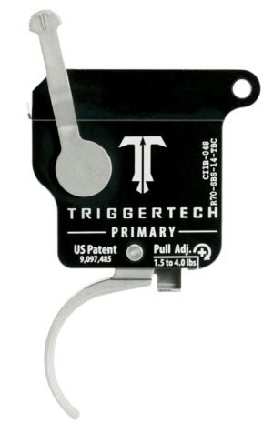 TriggerTech R70SBS14TBC Primary Single-Stage Traditional Curved Trigger with 1.50-4 lbs Draw Weight for Remington 700 Right