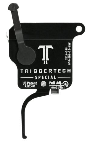 TriggerTech R70SBB13TBF Special Single-Stage Flat Trigger with 1-3.50 lbs Draw Weight for Remington 700 Right