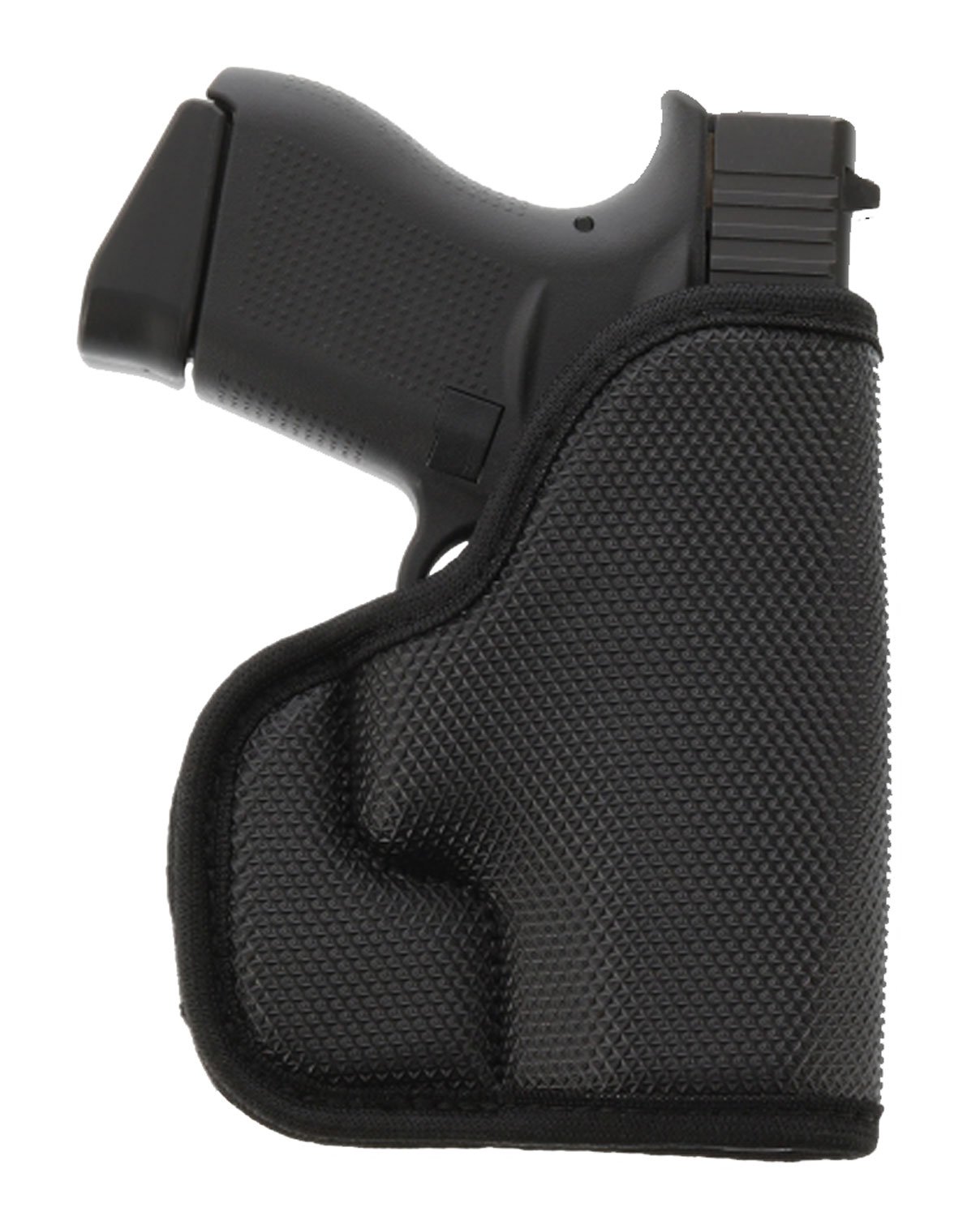 Galco SOU436B StukOn-U Black Gripper Shell Pocket Fits Ruger LCP/LCP II Ambidextrous
