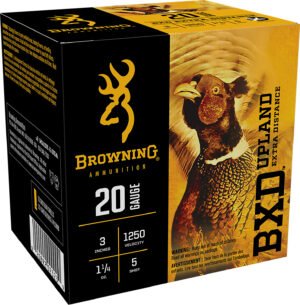 Browning Ammo B193512035 BXD Upland 20Gauge 3" 1 1/4oz 5Shot 25 Per Box/10 Case