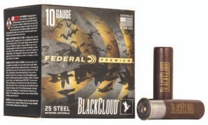 Federal PWBX1072 Black Cloud FS 10Gauge 3.50" 1 5/8oz 2Shot 25 Per Box/10 Case