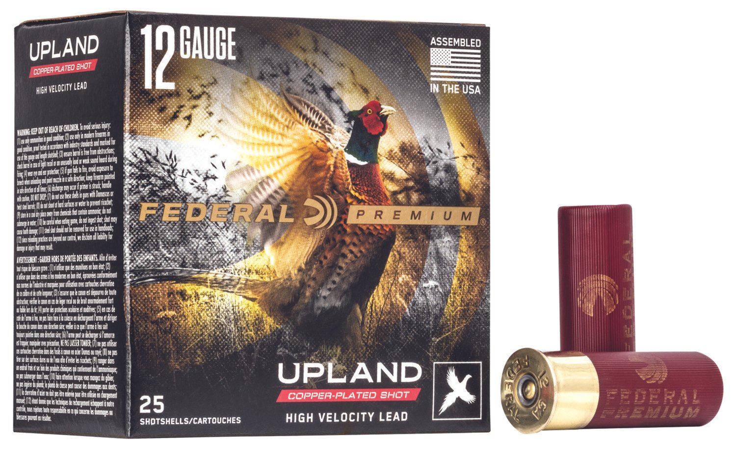 Federal P1286 Premium Wing-Shok High Velocity 12Gauge 2.75" 1 1/8oz 6Shot 25 Per Box/10 Case