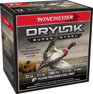 Winchester Ammo XSM12L2 Drylok Super Steel Magnum 12Gauge 3.50" 1 9/16oz 2Shot 25 Per Box/10 Case