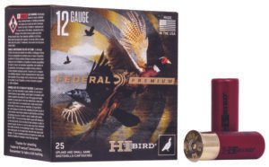 Federal HVF1275 Premium Hi-Bird 12Gauge 2.75" 1 1/8oz 7.5Shot 25 Per Box/10 Case