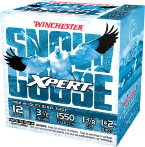 Winchester Ammo WXS12L12 Xpert Snow Goose High Velocity 12Gauge 3.50" 1 3/8oz 1/2Shot 25 Per Box/10 Case