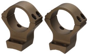 Browning 12535 X-Bolt Scope Mount System X-Lock Burnt Bronze Cerakote Aluminum 30mm Tube, Medium Rings