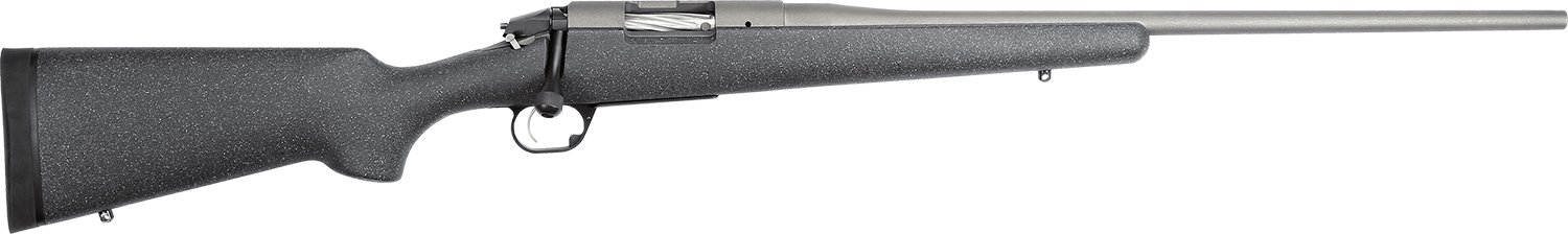 Bergara Rifles BPR28308 Premier Mountain 308 Win 4+1 22" Tactical Gray Cerakote Barrel, Tactical Gray Cerakote Stainless Steel Receiver, Gray Speckled Black Stock, Right Hand