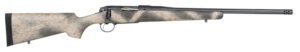 Bergara Rifles BPR33308 Premier Highlander 308 Win 4+1 20" Sniper Gray Cerakote Fluted Barrel, Sniper Gray Cerakote Stainless Steel Receiver, Woodland Camo Grayboe Stock