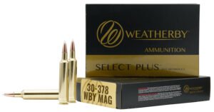 Weatherby H303220ELDX Select Plus 30-378WthbyMag 220gr Hornady ELD X 20 Per Box/10 Case