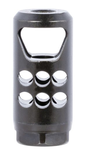 Ruger 90698 Hybrid Muzzle Brake Matte Black Steel 1/2"x28 Threads, 2.20" OAL 1" Diameter, 35 Cal