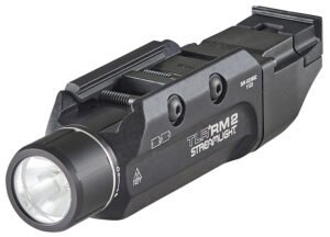 Streamlight 69451 TLR-2 RM Black Anodized Aluminum, 1,000 Lumens White, 297 Meters Beam, Picatinny Rail Mount