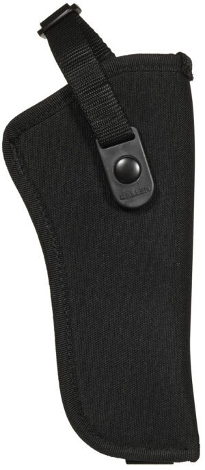 Allen 44818 Cortez  Size 18 OWB Style Black Polyester, Adjustable Strap & Belt Loop Mount Type fits 6" Barrel DA Revolver with Full Lug Right Hand
