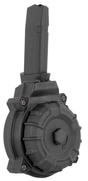 ProMag DRMA20 Standard 50rd Drum 9mm Luger Compatible w/Glock 43X/48 Black DuPont Zytel Polymer