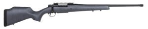 Mossberg 28101 Patriot Long Range Hunter 308 Win Caliber with 5+1 Capacity, 22" Barrel, Threaded/Fluted Matte Blued Metal Finish & Sniper Gray Fixed Monte Carlo Stock Right Hand (Full Size)
