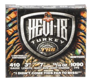 HEVI-Shot HS1007 HEVI-18 TSS Turkey 410Gauge 3" 13/16oz Tungsten 7Shot 5 Per Box/10 Case