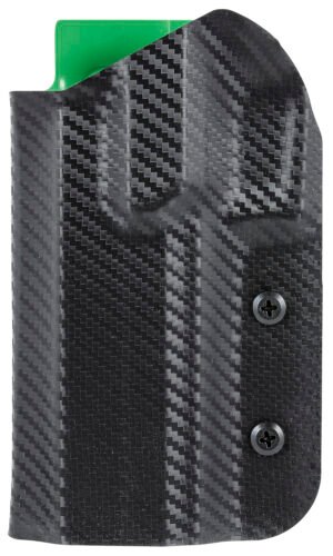 Uncle Mike's 54RNC74BGL Range/Competition Holster OWB Black/Green Boltaron Belt Slide Fits Sig X5 Left Hand