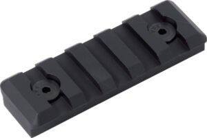 Timber Creek Outdoors M5SPRBL M-LOK 5 Slot Picatinny Rail  Black Anodized