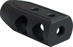 Timber Creek Outdoors 223HBBLC Heart Breaker Muzzle Brake Black Cerakote with 1/2"-28 tpi Threads for 223 Rem AR-Platform