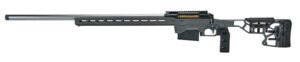 Savage Arms 57701 110 Elite Precision 223 Rem 10+1 26" Matte Stainless, Matte Black Rec, Gray Cerakote Adjustable MDT ACC Aluminum Chassis Stock, Left Hand (MB Not Included)