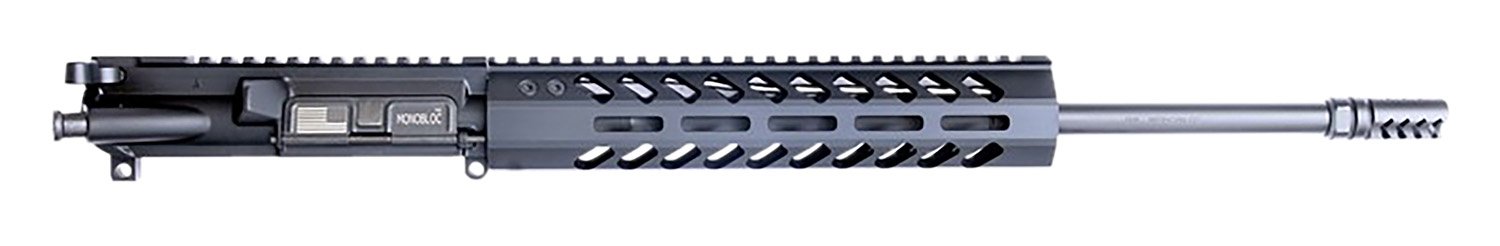 HM Defense 16MBUP556 MonoBloc Upper 223 Rem, 5.56x45mm NATO 16" Black Cerakote Barrel, 7075-T6 Aluminum Black Anodized Receiver, 15" M-LOK Free-Float Handguard for AR-15