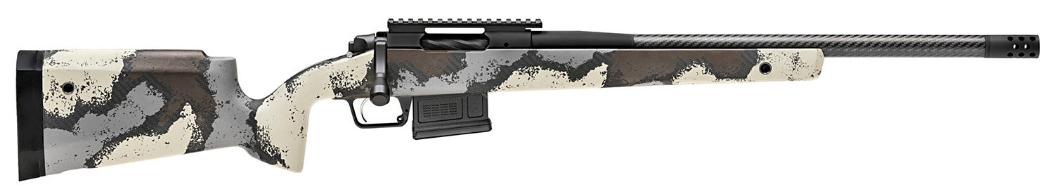 Springfield Armory BAW9206CMCFD 2020 WayPoint 6mm Creedmoor 5+1 20" CF Ridgeline Camo Hybrid Profile w/M-LOK Stock Desert Verde Cerakote Right Hand