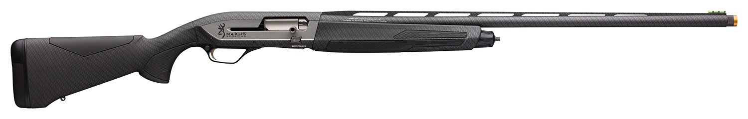 Browning 011708304 Maxus II Sporting 12 Gauge with 28" Barrel, 3" Chamber, 4+1 Capacity, Carbon Fiber Dipped Metal Finish & Hydrographic Dip Carbon Fiber Black Synthetic Stock Right Hand (Full Size)