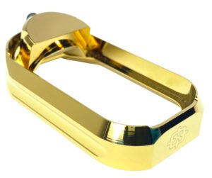 Cross Armory CRGFMWGD Flared Magwell Compatible w/Glock Gen1-3 Gold Anodized Aluminum