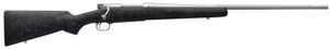 Winchester Guns 535242299 Model 70 Extreme Weather 6.8 Western Caliber with 3+1 Capacity, 24" Barrel, Matte Stainless Metal Finish & Gray Webbed Black Fixed Bell & Carlson Stock Right Hand (Full Size)