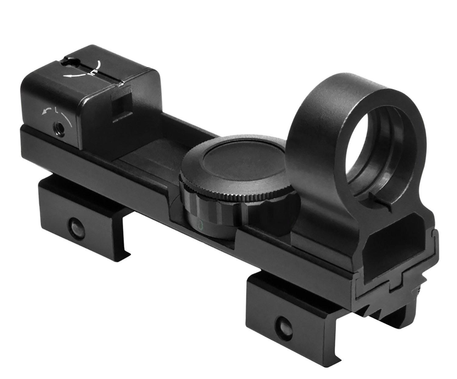 NcStar DAB Red & Green Dot Optic Black Anodized 1 x 25 mm Red/Green Dot