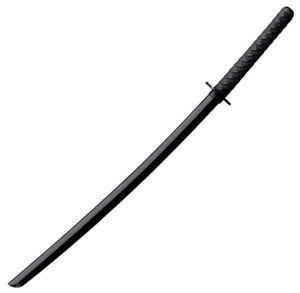 Cold Steel CS92BKKC Bokken Training Sword 30" Fixed Plain Black Polypropylene Blade 11.50" Black Imitation Cord Wrap Polypropylene Handle