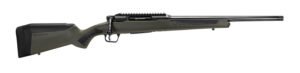 Savage Arms 57655 Impulse Hog Hunter 30-06 Springfield 4+1 Matte Black 20" Threaded Barrel/Rec, Matte OD Green Fixed AccuStock with AccuFit, Includes Detachable Box Mag