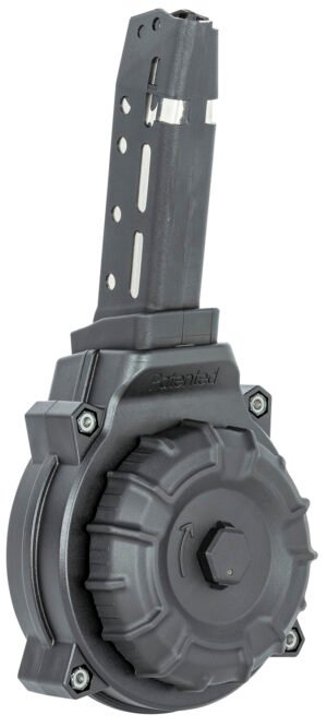 ProMag DRMA37 Standard 40rd Drum 45 ACP Compatible w/ Glock 30/21 Black DuPont Zytel Polymer