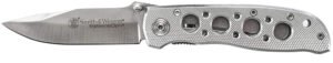Smith & Wesson Knives CK105HCP Extreme Ops  3.22" Folding Drop Point Plain 7Cr15MoV SS Blade Aluminum Handle Includes Pocket Clip
