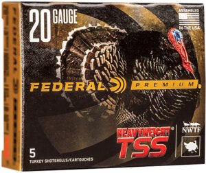 Federal PTSSX257F9 Premium Turkey Heavyweight TSS 20Gauge 2.75" 1 1/8oz 9Shot 5 Per Box/50 Case