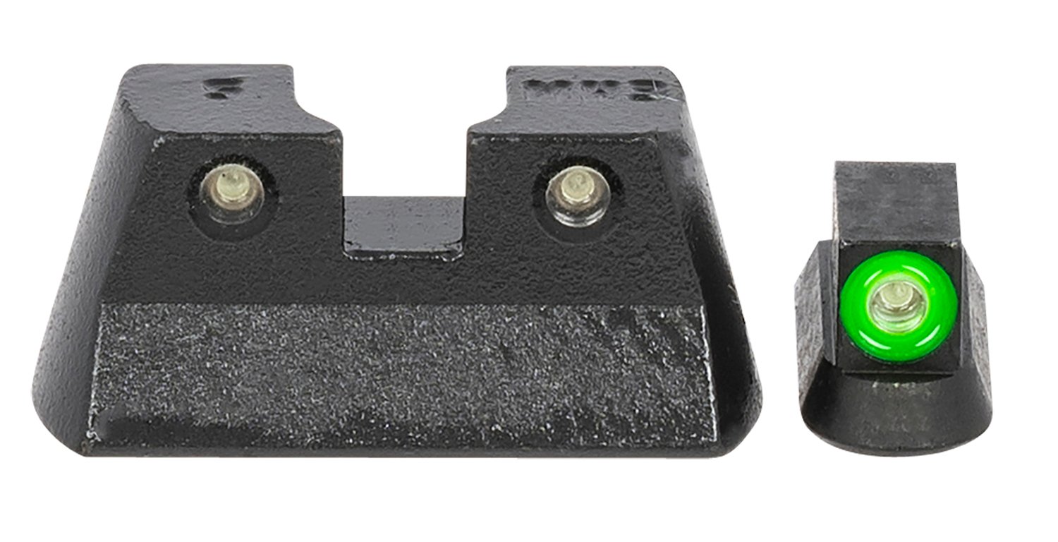Meprolight USA 477773111 Hyper-Bright Green Tritium Green Outline Front Sight-Green Tritium Black Outline Rear Sight CZ 75/82/83/85