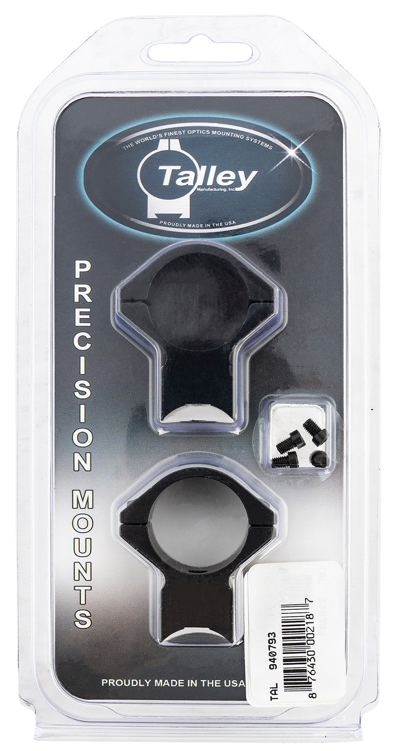 Talley 940793 Scope Mount/Ring Combo Black Anodized Aluminum 1" Tube Savage 93R/B.Mag/Mark II Medium Rings 0 MOA