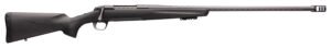 Browning 035543294 X-Bolt Pro Long Range 6.5 PRC 3+1 26" Skip Fluted Heavy  Barrel, Recoil Hawg Muzzle Brake, Spiral Fluted Bolt, Carbon Gray Elite Cerakote, Natural Carbon Fiber Stock
