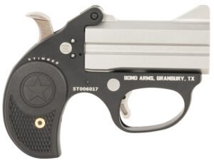 Bond Arms BAST Stinger 22 LR 2rd, 3" Double Matte Stainless Steel Barrel, Anodized Aluminum Frame, Black Nylon Grip, Rebounding Hammer, Crossbolt Safety